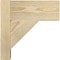 Ekena Millwork Traditional Block Rough Sawn Outlooker, Douglas Fir, 6"W x 12"D x 12"H OUT06X12X12TRA05RDF - alternate 2